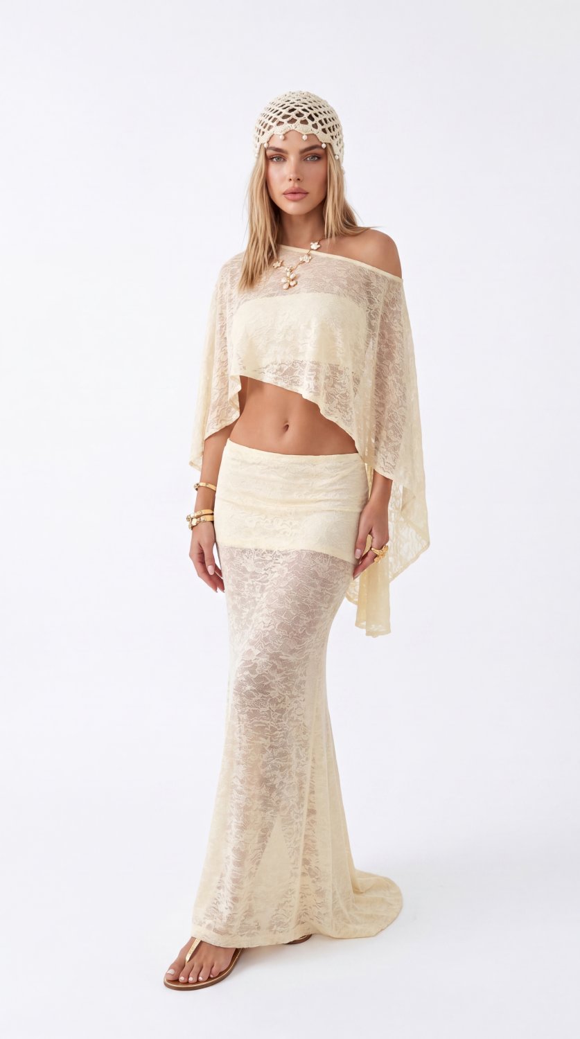 Conjunto Casual de Verano de 2 Piezas Ropa de Playa