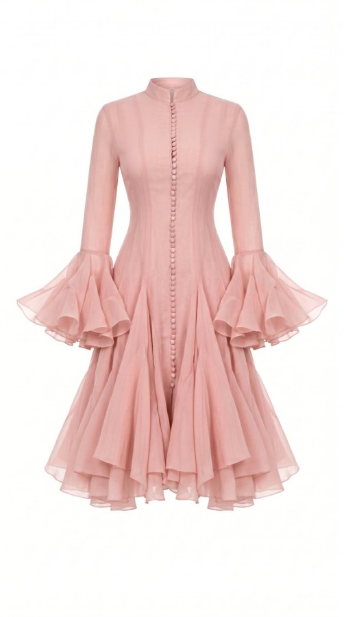 Robe Mini Plissée Patchwork Femme