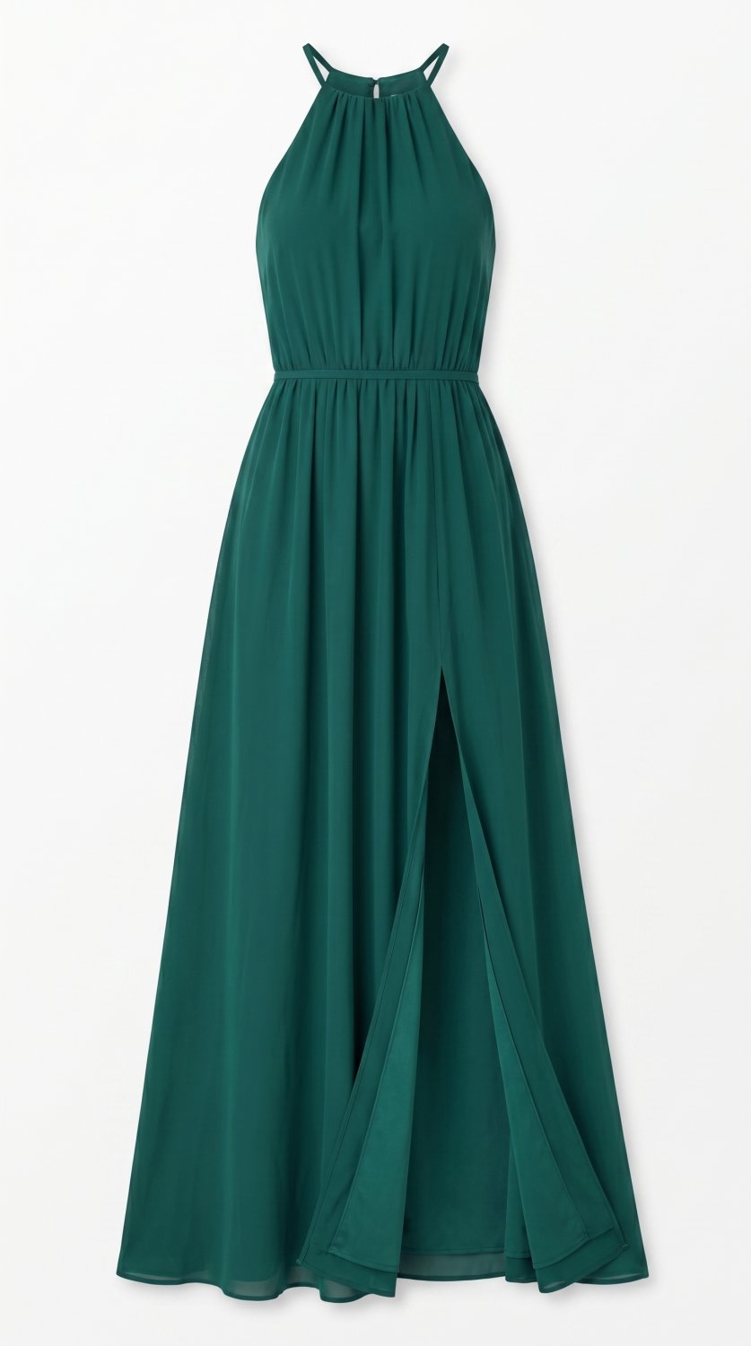 Vestido Maxi Boho de Mujer con Abertura Alta