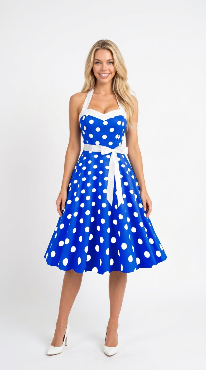 Vestido Vintage de Poá